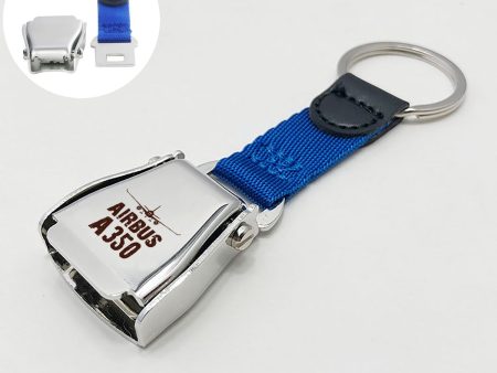 Airbus A350 & Plane Designed Airplane Seat Belt Key Chains For Sale