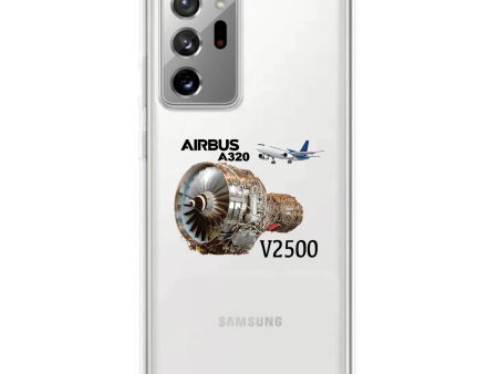 Airbus A320 & V2500 Engine Transparent Silicone Samsung A Cases on Sale