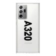 A320 Text Transparent Silicone Samsung A Cases For Sale