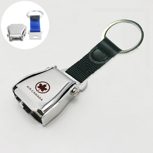 Air Canada(2) Designed Airplane Seat Belt Key Chains Online