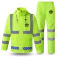 Airbus A321 & Plane Designed Reflective Waterproof Rainsuit Set For Cheap