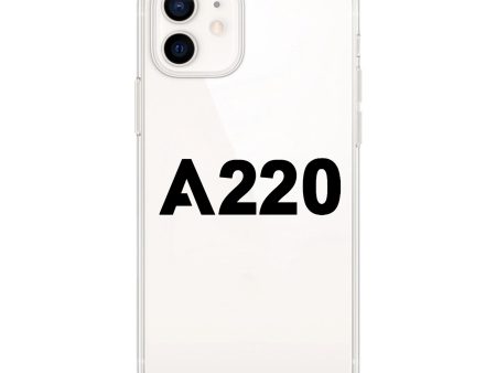 A220 Flat Text Designed Transparent Silicone iPhone Cases on Sale