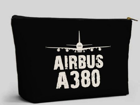 Airbus A380 & Plane Designed Zipper Pouch Hot on Sale