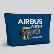 Airbus A330 & Trent 700 Engine Designed Zipper Pouch Sale