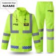 Airbus A350 & Text Designed Reflective Waterproof Rainsuit Set Online