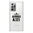 Airbus A321 & Plane Designed Transparent Silicone Samsung S & Note Cases Sale