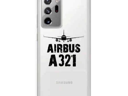 Airbus A321 & Plane Designed Transparent Silicone Samsung S & Note Cases Sale