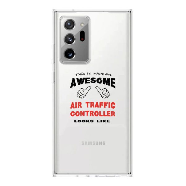 Air Traffic Controller Transparent Silicone Samsung A Cases Hot on Sale