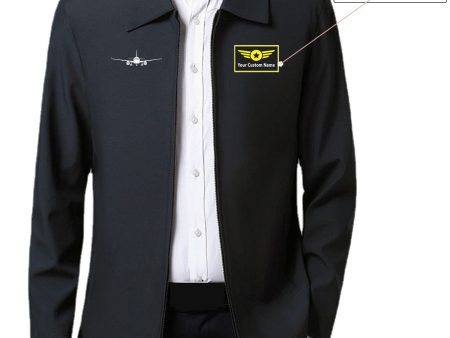 Airbus A320 Silhouette Designed Stylish Coats For Sale