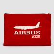 Airbus A320 Printed Designed Zipper Pouch Online