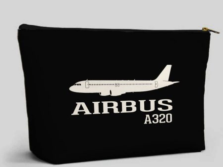 Airbus A320 Printed Designed Zipper Pouch Online