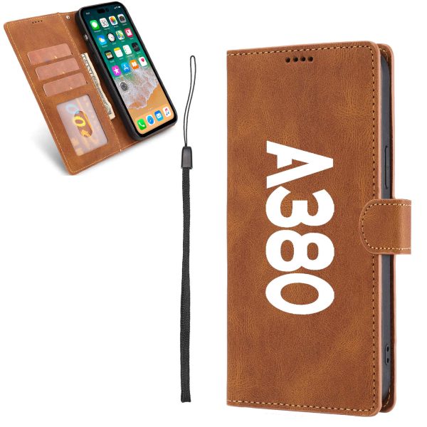 A380 Text Leather Samsung A Cases For Cheap