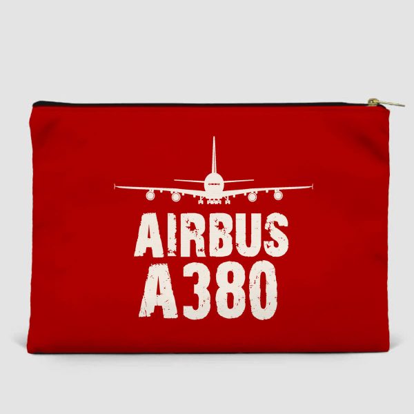 Airbus A380 & Plane Designed Zipper Pouch Hot on Sale