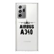 Airbus A340 & Plane Designed Transparent Silicone Samsung S & Note Cases Supply