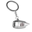 Airbus A321 & Plane Designed Airplane Jet Engine Shaped Key Chain on Sale