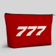 777 Flat Text Designed Zipper Pouch Sale