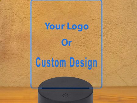 Your Custom Design & Image & Logo & Text & Outline Designed 3D Lamp For Sale