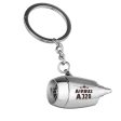 Airbus A320 & Plane Designed Airplane Jet Engine Shaped Key Chain on Sale