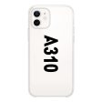 A310 Text Designed Transparent Silicone iPhone Cases Online Hot Sale