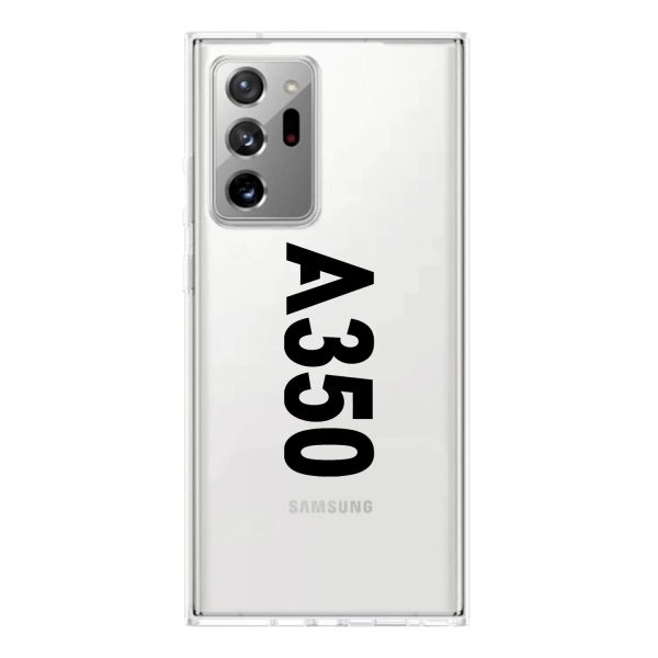 A350 Text Transparent Silicone Samsung A Cases Online