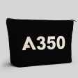 A350 Flat Text Designed Zipper Pouch For Discount