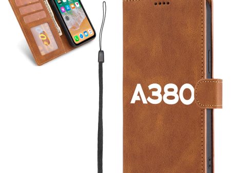 A380 Flat Text Designed Leather Samsung S & Note Cases For Discount