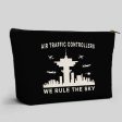 Air Traffic Controllers - We Rule The Sky Designed Zipper Pouch Sale