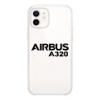 Airbus A320 & Text Designed Transparent Silicone iPhone Cases Cheap