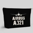 Airbus A321 & Plane Designed Zipper Pouch Online now