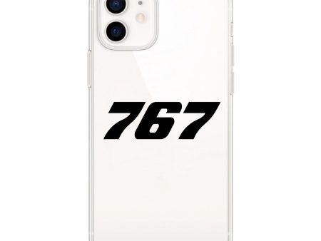 767 Flat Text Designed Transparent Silicone iPhone Cases For Sale