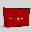 Airbus A330 Silhouette Designed Zipper Pouch For Discount