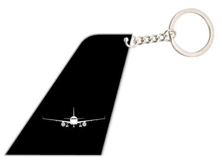 Airbus A320 Silhouette Designed Tail Key Chains For Discount