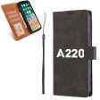 A220 Flat Text Designed Leather iPhone Cases For Cheap