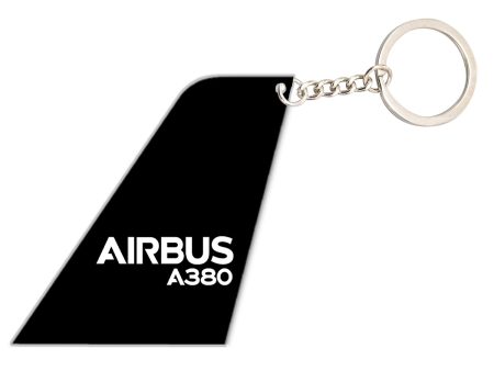 Airbus A380 & Text Designed Tail Key Chains Cheap