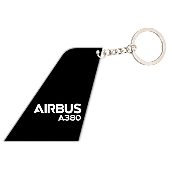 Airbus A380 & Text Designed Tail Key Chains Cheap