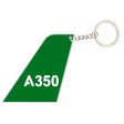 A350 Flat Text Designed Tail Key Chains Discount