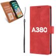 A380 Flat Text Designed Leather iPhone Cases Supply