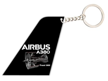 Airbus A380 & Trent 900 Engine Designed Tail Key Chains For Discount