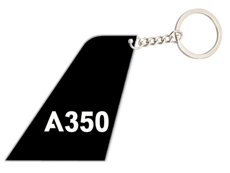 A350 Flat Text Designed Tail Key Chains Discount