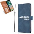 Airbus A380 & Text Designed Leather Samsung S & Note Cases Supply