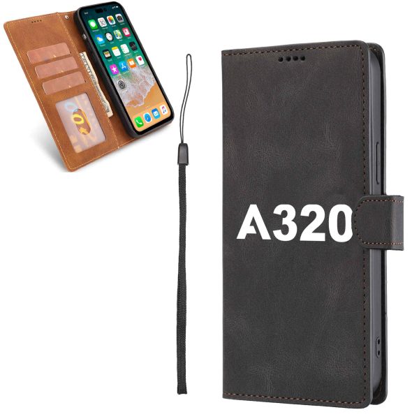 A320 Flat Text Designed Leather Samsung S & Note Cases Online Hot Sale