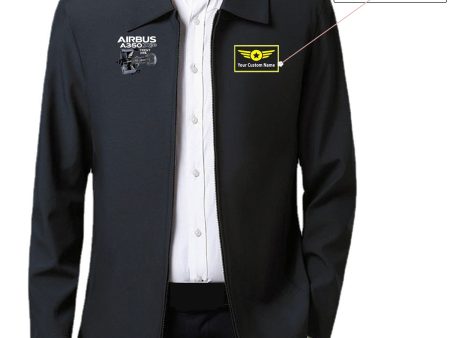 Airbus A350 & Trent Wxb Engine Designed Stylish Coats Sale