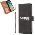 Airbus A320 & Text Leather Samsung A Cases Online now