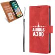 Airbus A380 & Plane Designed Leather Samsung S & Note Cases For Sale