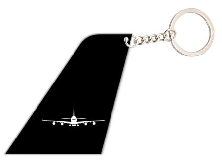 Airbus A380 Silhouette Designed Tail Key Chains Online Sale