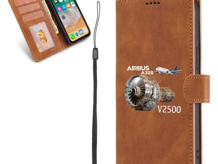 Airbus A320 & V2500 Engine Designed Leather iPhone Cases on Sale