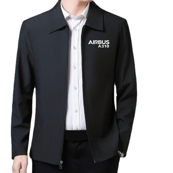 Airbus A310 & Text Designed Stylish Coats For Cheap