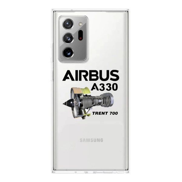 Airbus A330 & Trent 700 Engine Designed Transparent Silicone Samsung S & Note Cases Online Sale