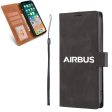 Airbus & Text Designed Leather iPhone Cases Discount