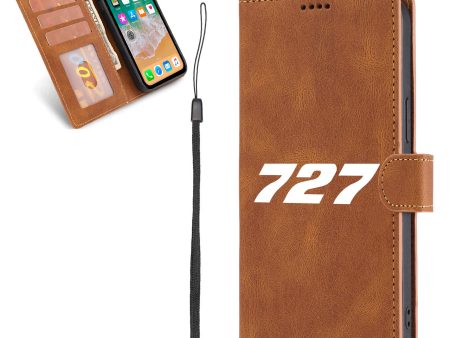 727 Flat Text Designed Leather Samsung S & Note Cases For Discount